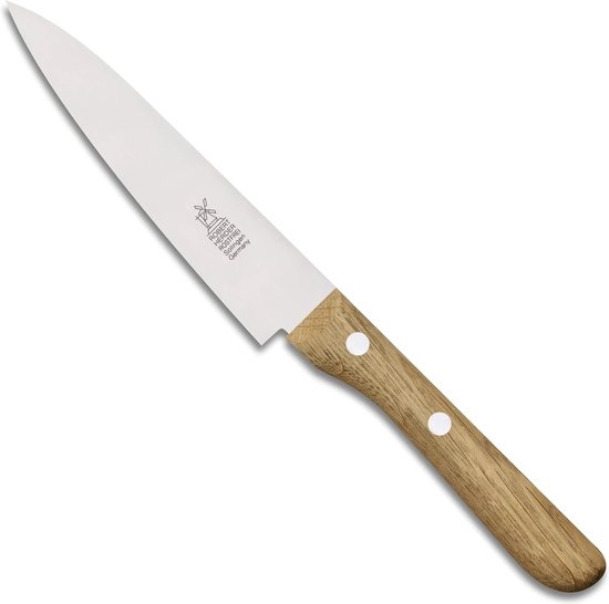 Foto: Robert herder universeelmes petty omnivore rvs middenspits lemmet 13 cm heft eikenhout