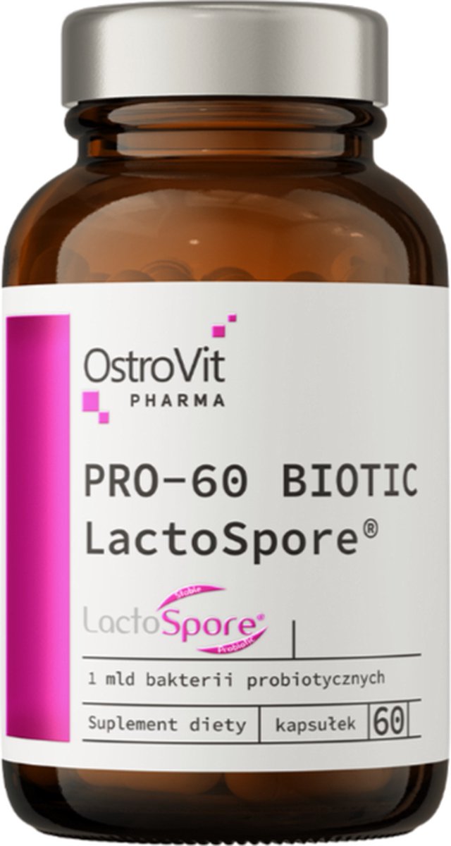 Goedkoopste LactoSpore® Supplement - OstroVit Pharma PRO-60 BIOTIC LactoSpore® - 60 Capsules