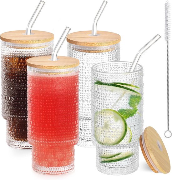 Livole Thermosbeker 1200 ml met deksel en rietje, roestvrij staal met handvat, dubbelwandig, om mee te nemen, vacuüm thermosbeker voor camping, sport, auto, kantoor, kameelkleur