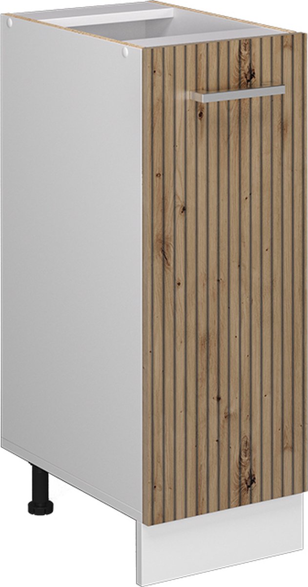 Vicco R-Line Apotheekkast – 30 cm, WB Antraciet Artisanaal eiken