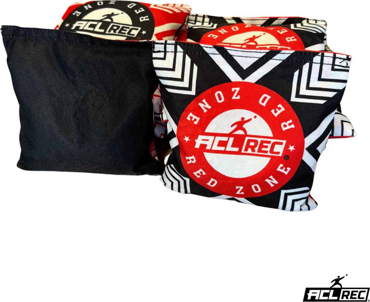 Wicked Wood Games RED ZONE Cornhole Bags - 2x4 ACL Licensed zakjes - 400gr — afbeelding 2