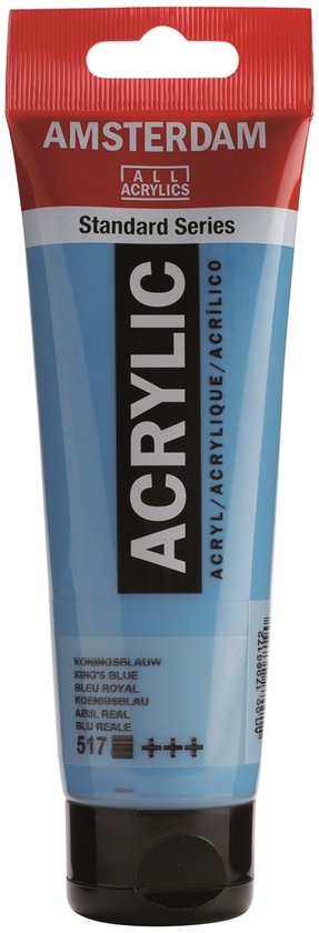 Peinture acrylique standard d'Amsterdam 120 ml 517 Bleu royal