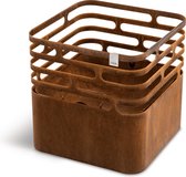 Bol.com Höfats Cube Vuurkorf - Multifunctioneel - Metaal - 43x43x44 cm - Bruin aanbieding