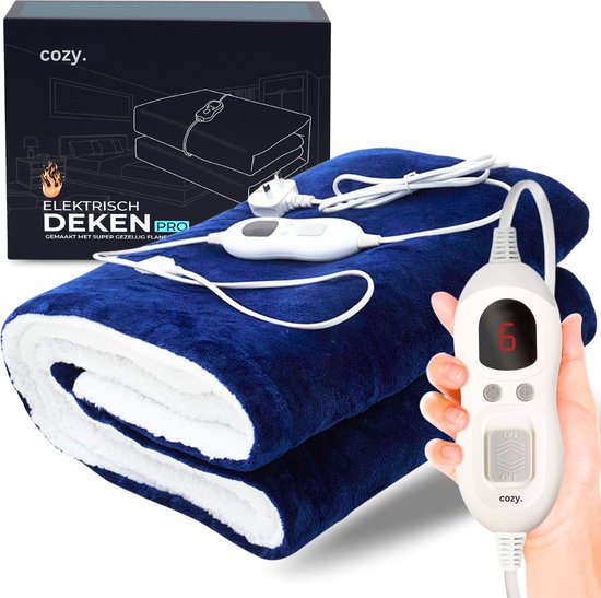 Cozy.® Elektrische Deken Premium Flannel