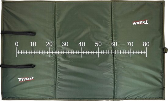 Foto: Traxis basic unhooking mat 100x60cm onthaakmat groen onthaakmat karper