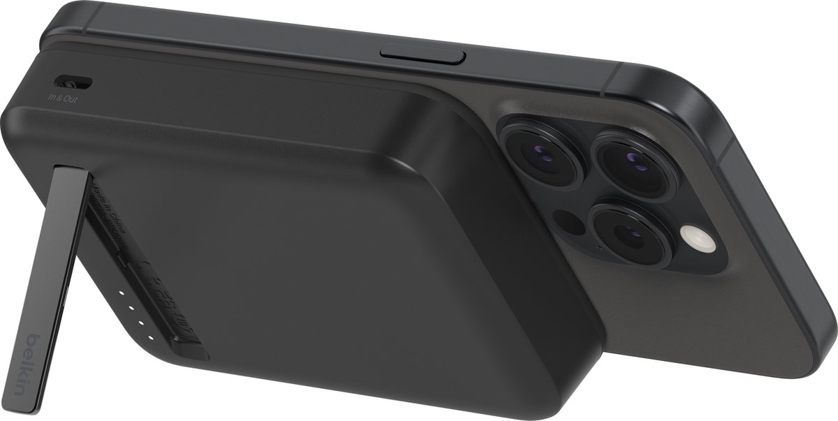 Belkin BoostCharge Pro Powerbank 10000mAh Draadloos Zwart - afbeelding 3