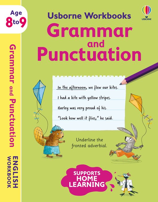 Usborne Workbooks- Usborne Workbooks Grammar and Punctuation ... - cover