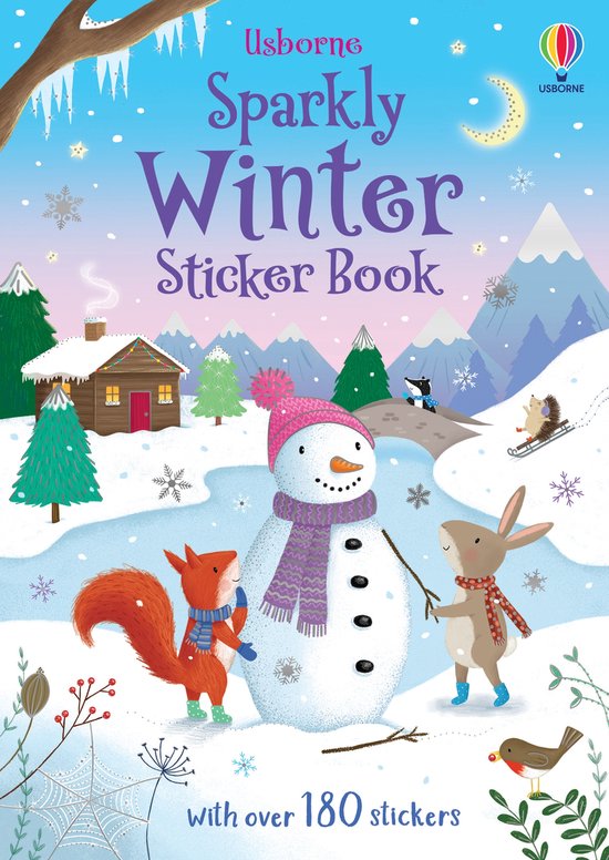 Sparkly Sticker Books- Sparkly Winter Sticker Book - cover