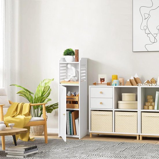 Costello Curvaso 3 TIER BADKAMER OPBERGING UNIT SLAAPKAMER RONDE HOEK ABS PLASTIC MULTI DOELKASTLADE HALLWAY (3 TIER ALL WIT