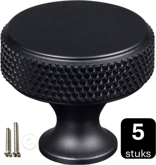 Deurknoppen, set van 12 ladeknoppen, 30 mm, vintage, messing