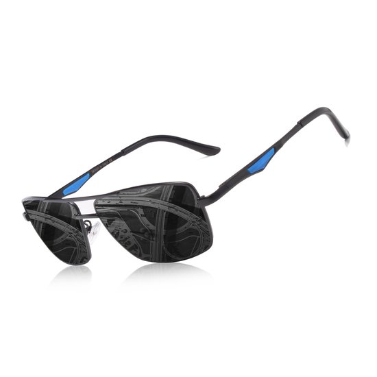 KingSeven Blackstar - Zonnebril Heren - Pilotenbril met UV400 en polarisatie filter - Z196 van Merkloos — afbeelding 4