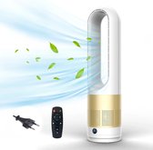Wise® 18Inch Airconditioner - Airco Koeler - Ventilator Negatief Ion Dempen - Afstandsbediening Luchtkoeler - Mobiele Airconditioner - Gold.