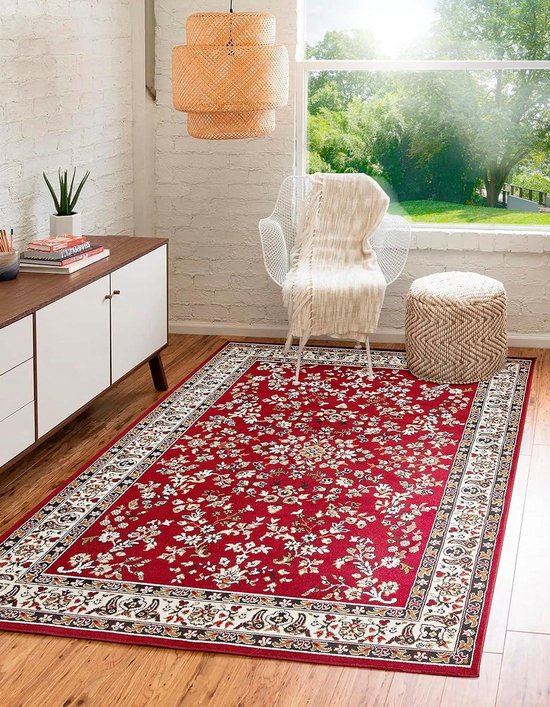Tapis Oriental Royal Art Meubles – Motifs Traditionnels, Fabrication égyptienne, 1 Cm D’épaisseur, Rectangulaire, Pour Toutes Pièces