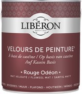 Libéron Velours De Peinture - 0.5L - Rouge Odéon