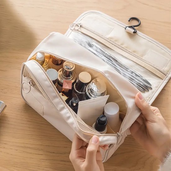 Praktische en Stijlvolle Ophangbare Make uptas Meerdere Vakken Perfect voor Reizen bol