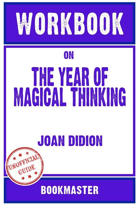 Workbook on The Year of Magical Thinking by Joan Didion Disc ... - cover