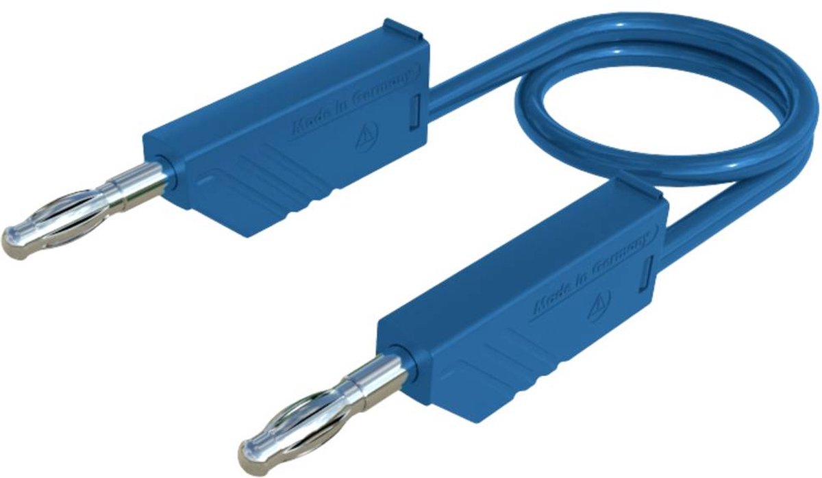 Hirschmann Test & Measurement CO MLN 50/1 Meetsnoer Banaanstekker 4 mm Banaanstekker 4 mm 0.50 m Blauw 1 stuk(s)
