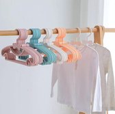 40 stuks kleerhangers voor kinderen, kleurrijk, kinderkleerhangers 29,7 cm, kunststof babykleerhangers antislip, ruimtebesparend, kleerhangers voor kledingkast