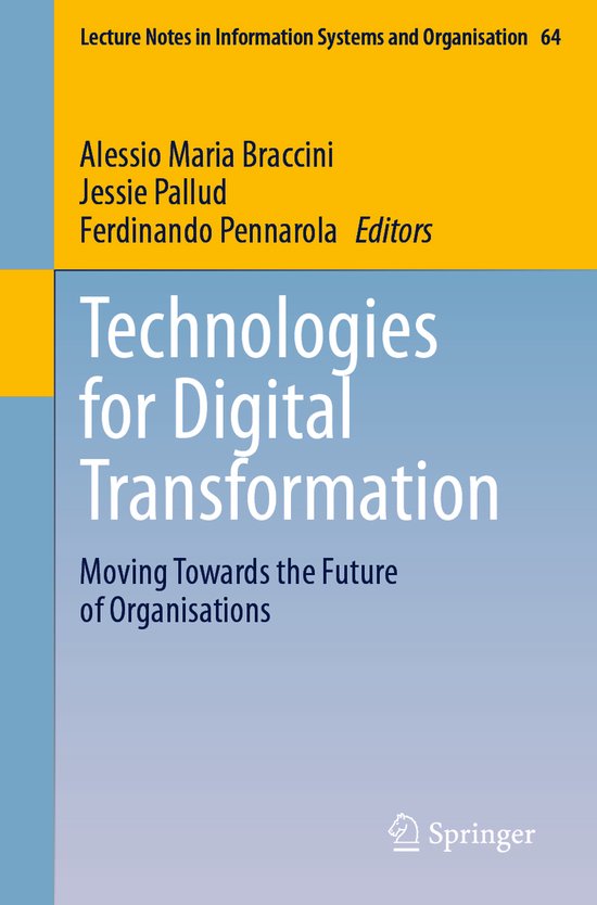 Lecture Notes in Information Systems and Organisation64- Tec ... - cover