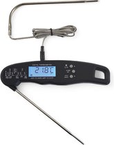 Keukenthermometer met Draad – Digitale BBQ thermometer - Vleesthermometer keuken - Kernthermometer - Temperatuur range -50 °C tot 300°C - Qwality
