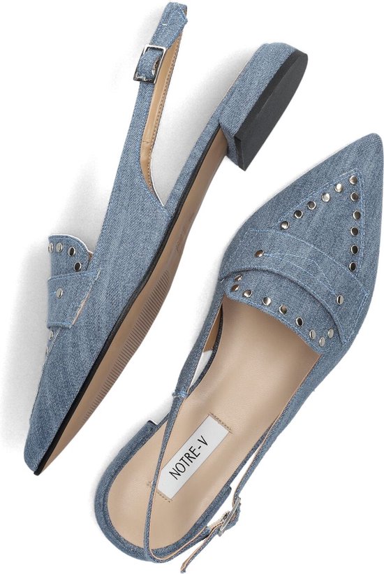 Notre-V 3315 Slingbacks Dames - Blauw - Maat 40