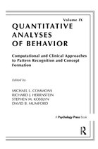 Quantitative Analyses of Behavior Series- Computational and Clinical Approaches to Pattern Recognition and Concept Formation
