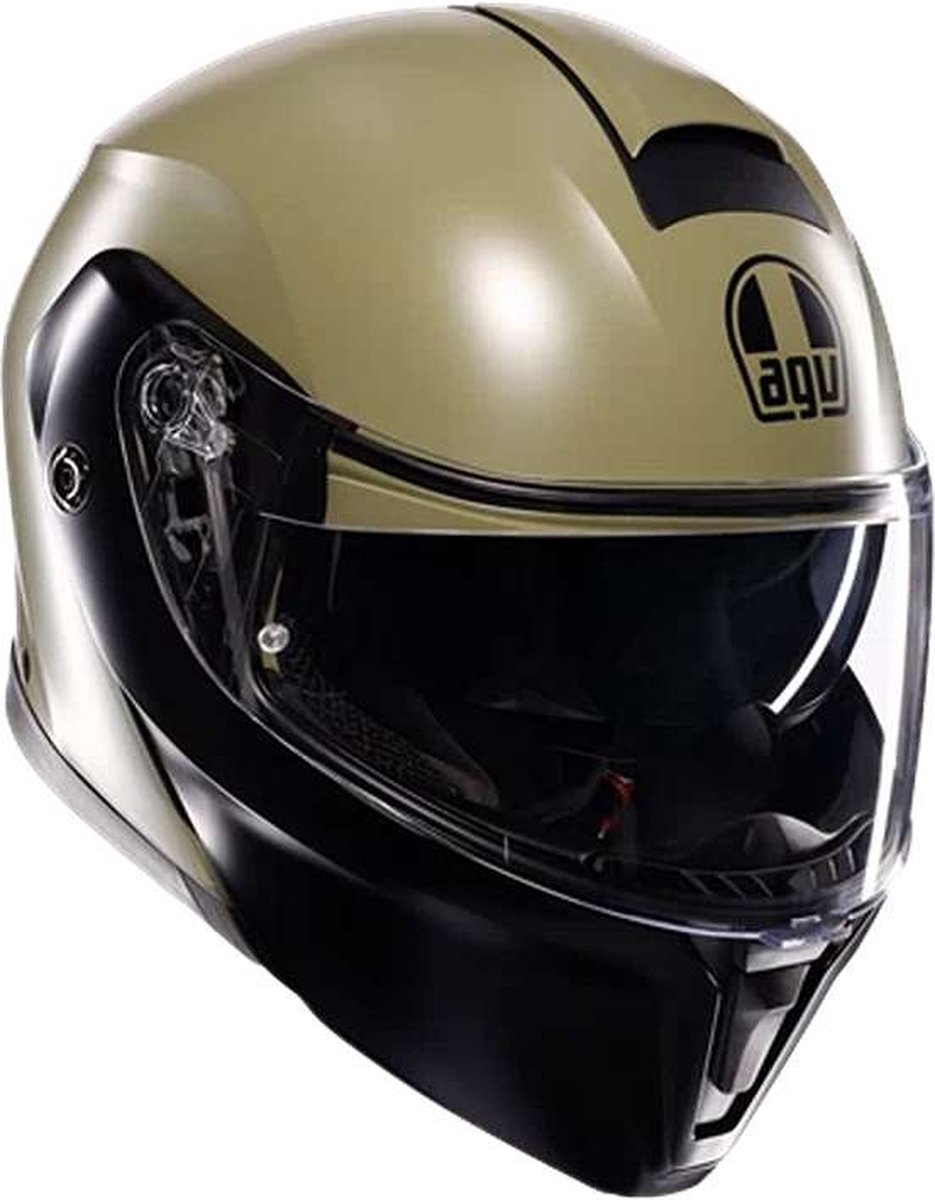 Agv Streetmodular E2206 Mplk Mono Matt Pastello Green Black 010 XS - Maat XS - Helm