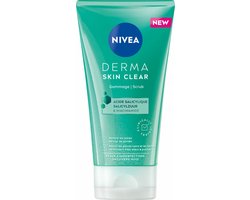 NIVEA Derma Skin Clear Gezichtsscrub - 6 x 150 ml - Voordeelverpakking