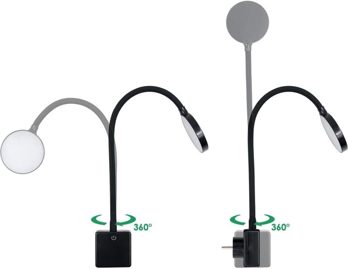 EnuoTek Dimbare LED Wandlamp Nachtlamp Stopcontact met Stekker EnuoTek Dimbare LED Wandlamp Nachtlamp Stopcontact met Stekker