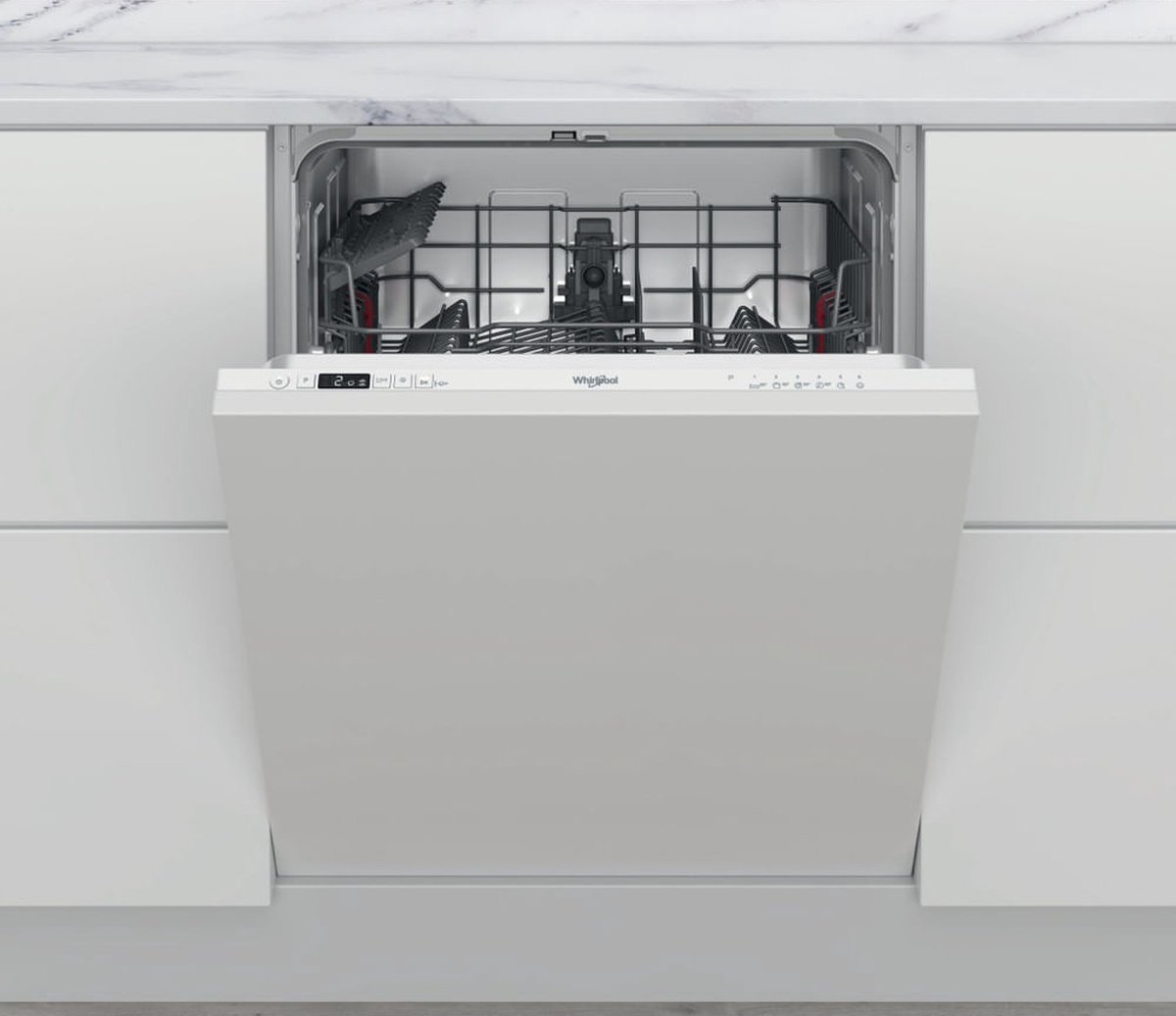 Whirlpool geĂŻntegreerde vaatwasser: kleur wit, Volledige grootte - WIS 5010