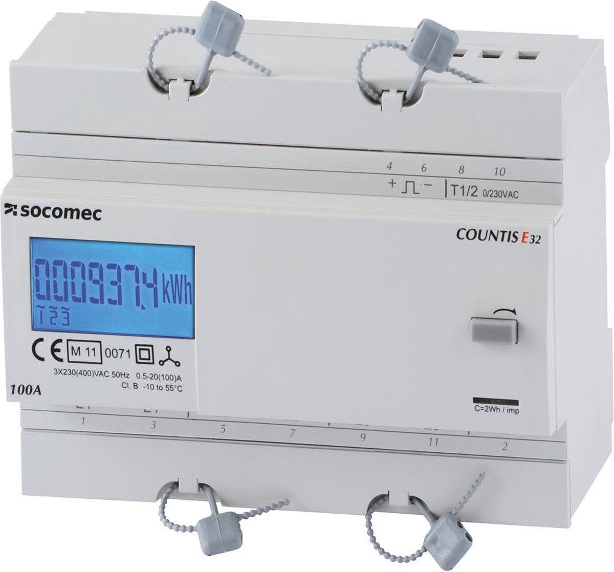 SOCOMEC elektriciteitsmeter - SOCOMEC 48503005 SOC COUNTIS E30 KWH-METER