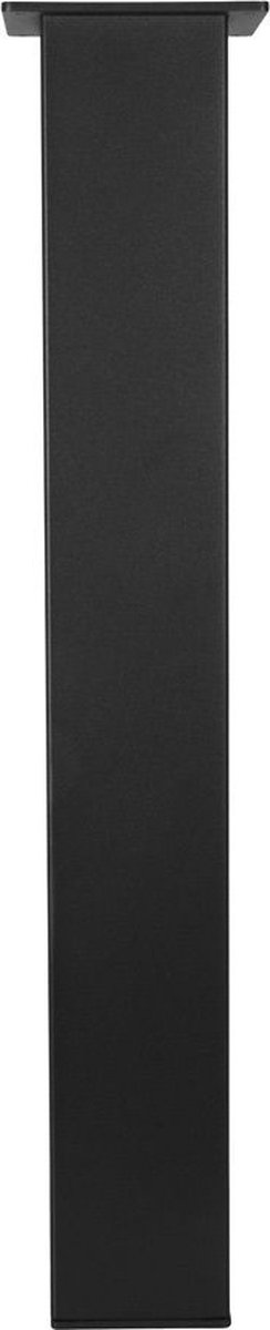 IVOL Zwarte Tafelpoot Vierkant - 100 x 100 x 720 mm
