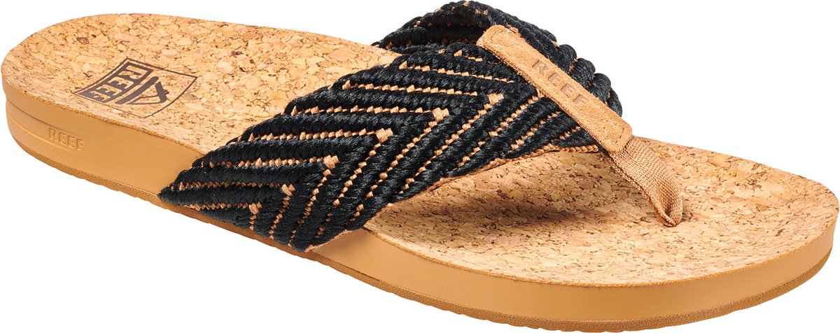 Reef Cushion Strand Dames Slippers Zwart