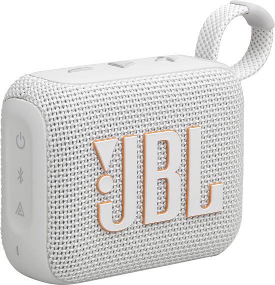 Foto: Jbl go 4 draadloze bluetooth mini speaker wit