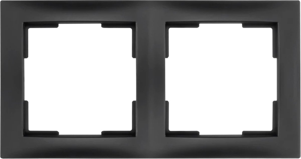 ION Industries afdekraam 2-voudig E1 mat zwart (80.302.216)