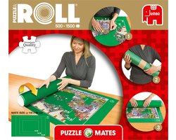 Jumbo - Puzzle & Roll - Puzzelrol - Opbergen puzzel 500 tot 1500 Stukjes - 118x66 cm - Puzzelmat - Puzzelaccessoires Jumbo - Puzzle & Roll - Puzzelrol - Opbergen puzzel 500 tot 1500 Stukjes - 118x66 cm - Puzzelmat - Puzzelaccessoires