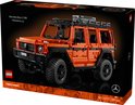 Doos van de LEGO Technic Mercedes-Benz G 500, oranje, zijaanzicht.