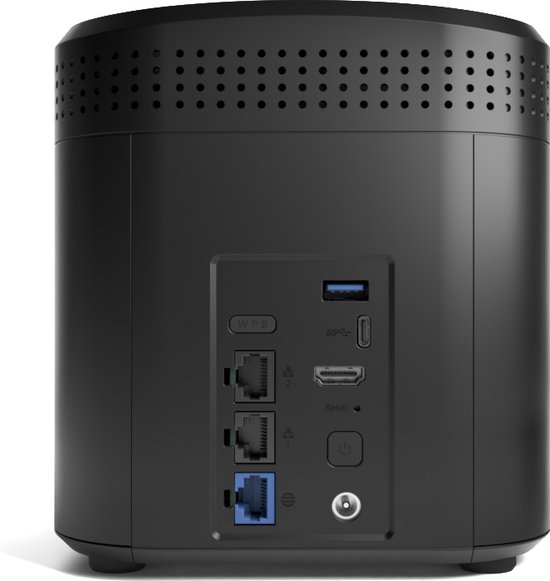 Amber One - AmberPRO 2TB(1TB*2), Personal Home Cloud Server, NAS - Wifi Router AC2600 - 2GB RAM - Docker ready
