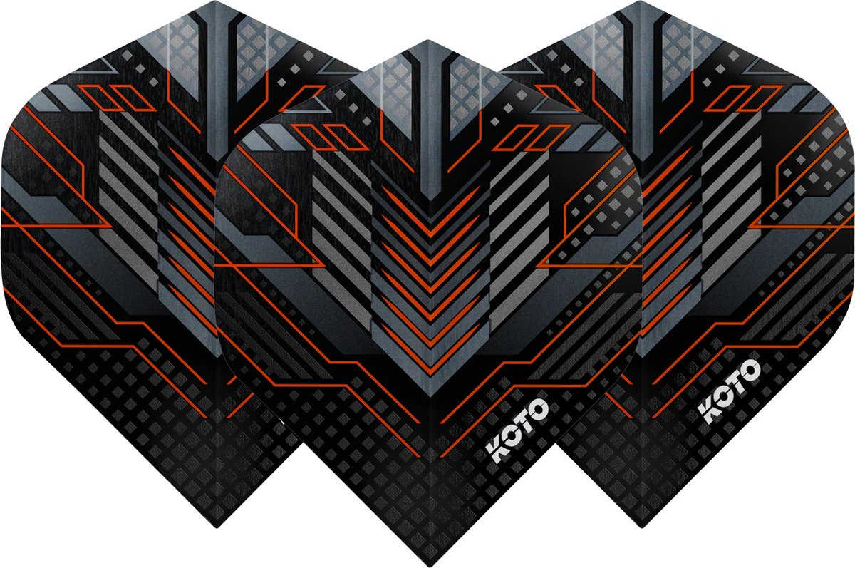 KOTO ZIZ-Matrix NO2 Orange - Dart Flights