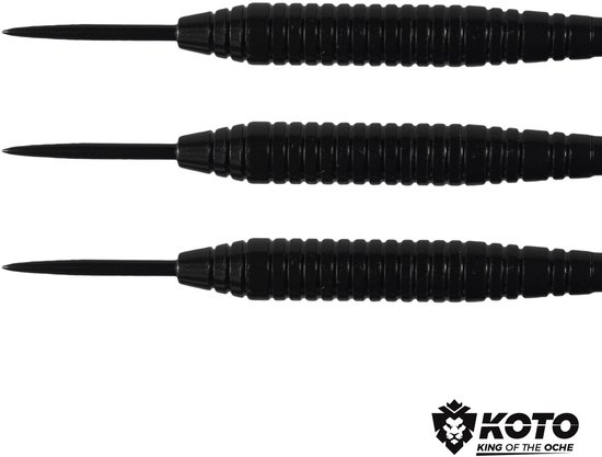 KOTO King Classic Edition Zwart + Surround +KOTO Accessory Kit Steeltip 90 stuks, 2 SetsKOTO darts van 23 gram, 6 SetsKOTO flights, 6 SetsKOTO shafts, 2 punch houders, shaft ringen en flight beschermers van KOTO — afbeelding 3