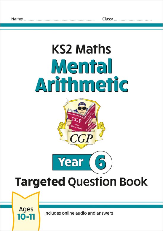 CGP Year 6 Maths- KS2 Maths Year 6 Mental Arithmetic Targeted Question Book (includes Online Answers & Audio Tests)