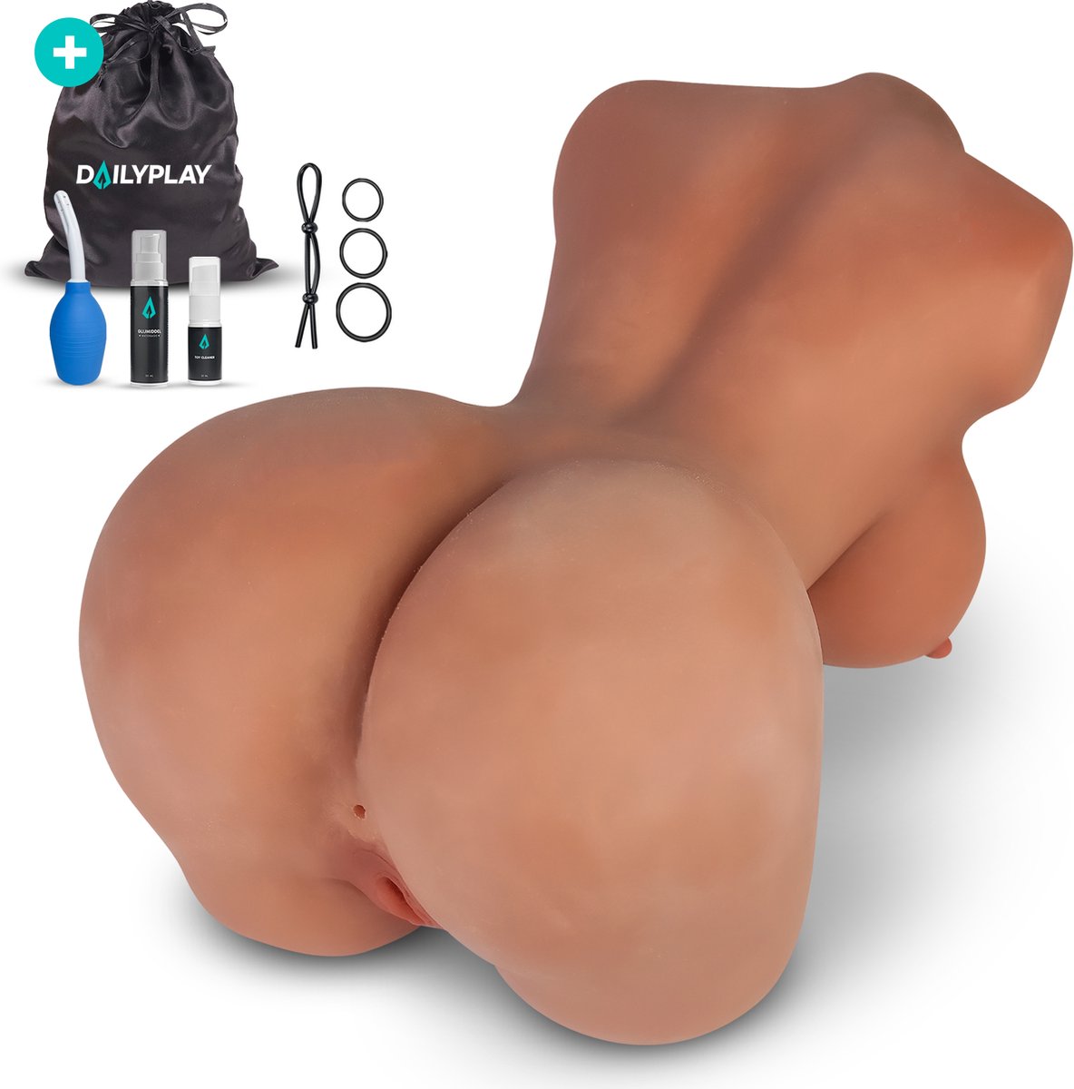 Goedkoopste Dailyplay Levensechte Sexpop voor Mannen – TPE - 7,5kg - 44cm - Sex Toys Man - Sekspop Masturbator – Kunstvagina - Real Doll - Pocket Pussy