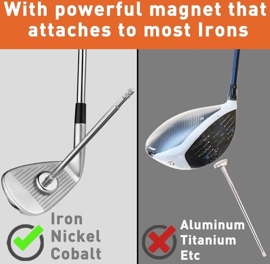 Swing Trainer Aid - Alignment Rods voor Golf - Golf Club Alignment Stick - Corrector voor het Visualiseren en Uitlijnen van uw Golf Shot - Golf Alignment Aids — afbeelding 2