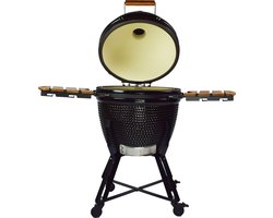 BLISS kamado 23 BBQ - houtskool barbecue - inclusief levenslange garantie, kooksysteem & meer accessoires.
