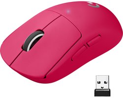 Logitech G Pro X SUPERLIGHT - Draadloze Esports Gaming Muis - Magenta