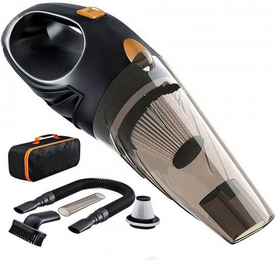 Kruimeldief Stofzuiger USB Oplaadbaar 90W Zwart - Kruimeldief - €32,00