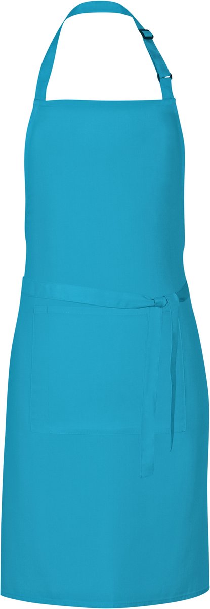 Grillschort met zak - Turquoise - 85 x 72 cm - Link Kitchen Wear