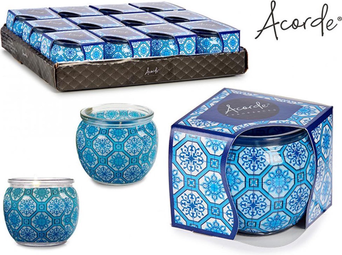 Geurkaars 3x Aqua