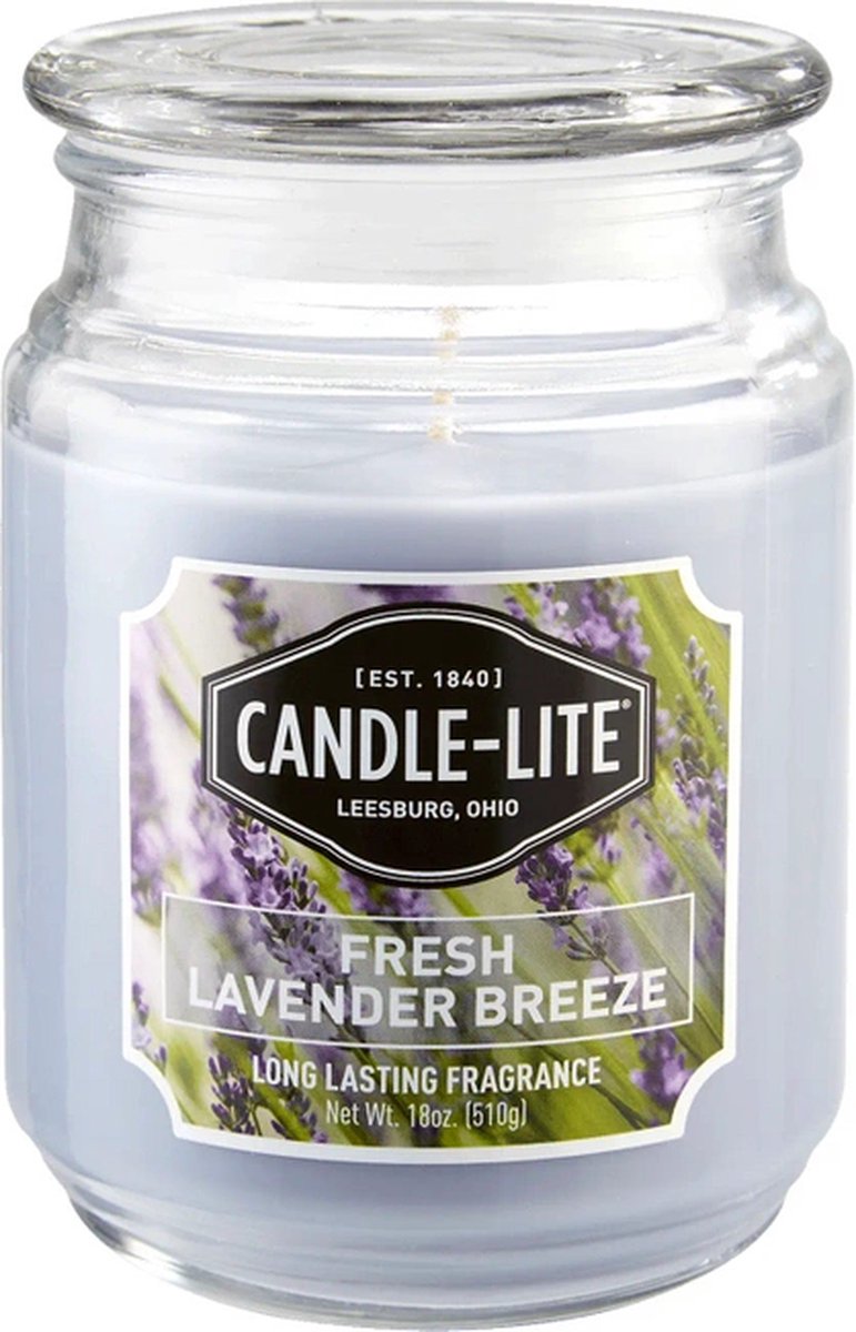 Colonial Candle Candle Lite - Geurkaars - Lavender Breeze Paars