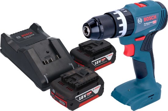 Bosch GSB 18V-45 Professionele accu klopboormachine 18 V 45 Nm borstelloos + 2x accu 5.0 Ah + lader